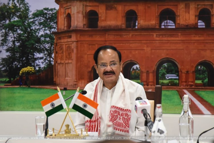 ఎనిమిది రోజుల ఈశాన్యభారత పర్యటనలో భాగంగా అస్సాం విచ్చేసిన ఉపరాష్ట్రపతి